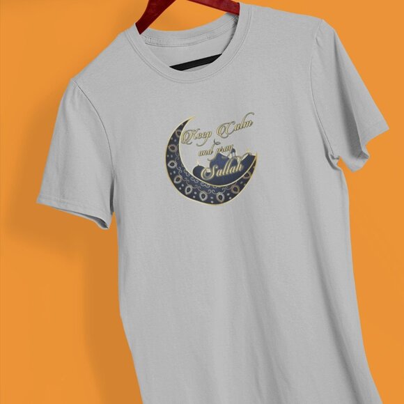 Keep Calm and Pray Sallah Shirt | Islam Statement Shirt Ramadan Shirt | Islamic - Picture 7 of 10